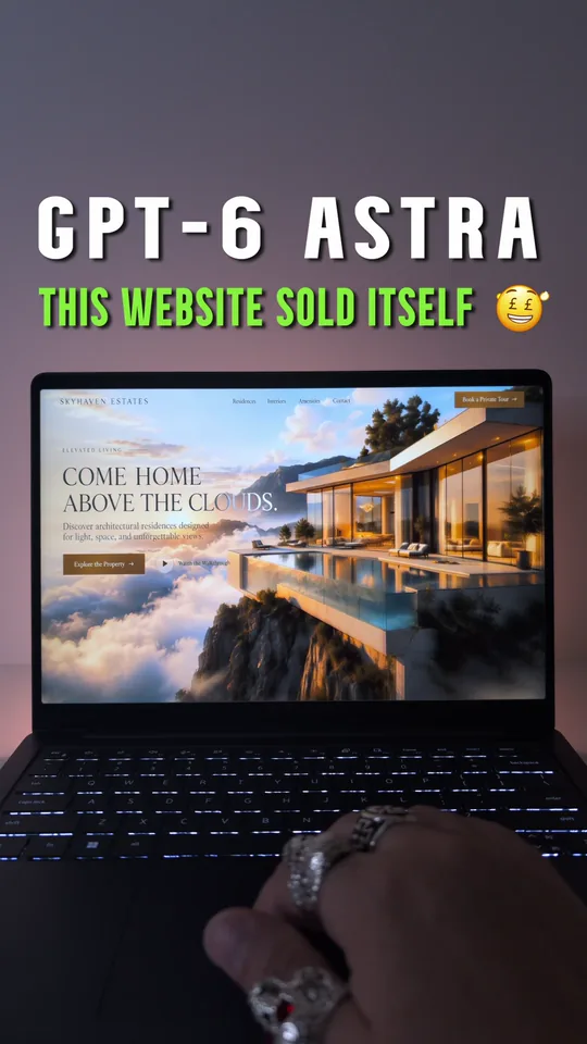 Skyhaven Estates Web Fueled concept website
