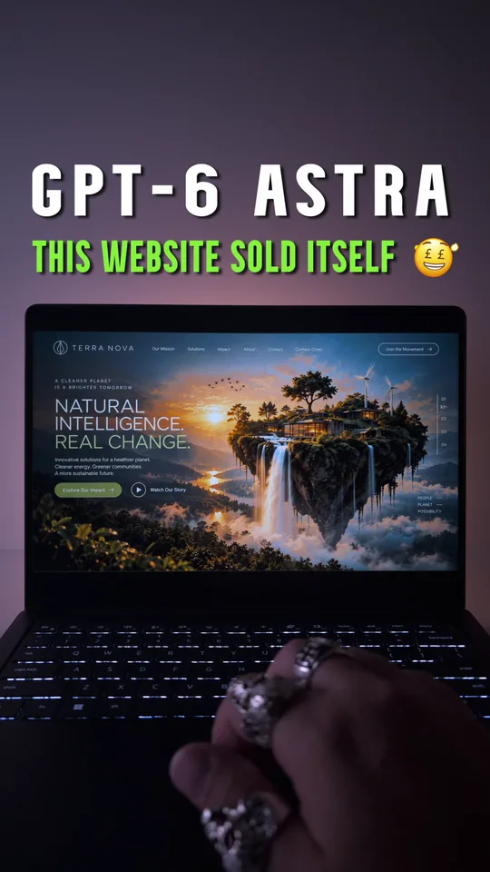 Terra Nova Web Fueled concept website